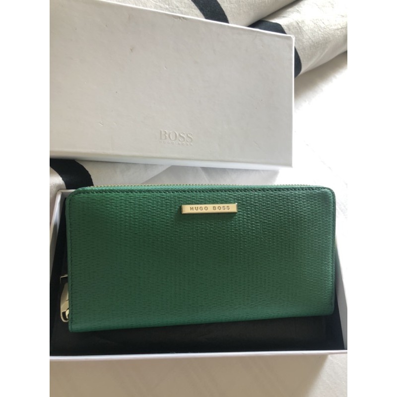 DOMPET HUGO BOSS GREEN ORIGINAL (Nego) kulit 100%