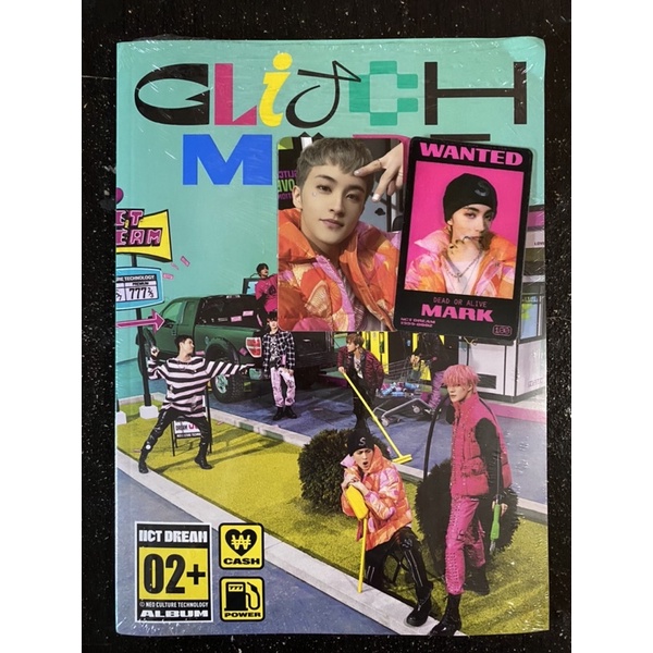 NCT DREAM GLITCH MODE [UNSEALED] GLITCH VERSION MARK SET PHOTOCARD LENTICULAR OFFICIAL