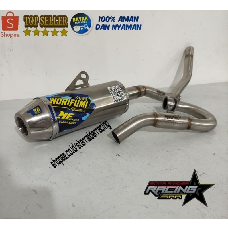 Knalpot Norifumi NF untuk klx/dtracker 150 crf150 wr155