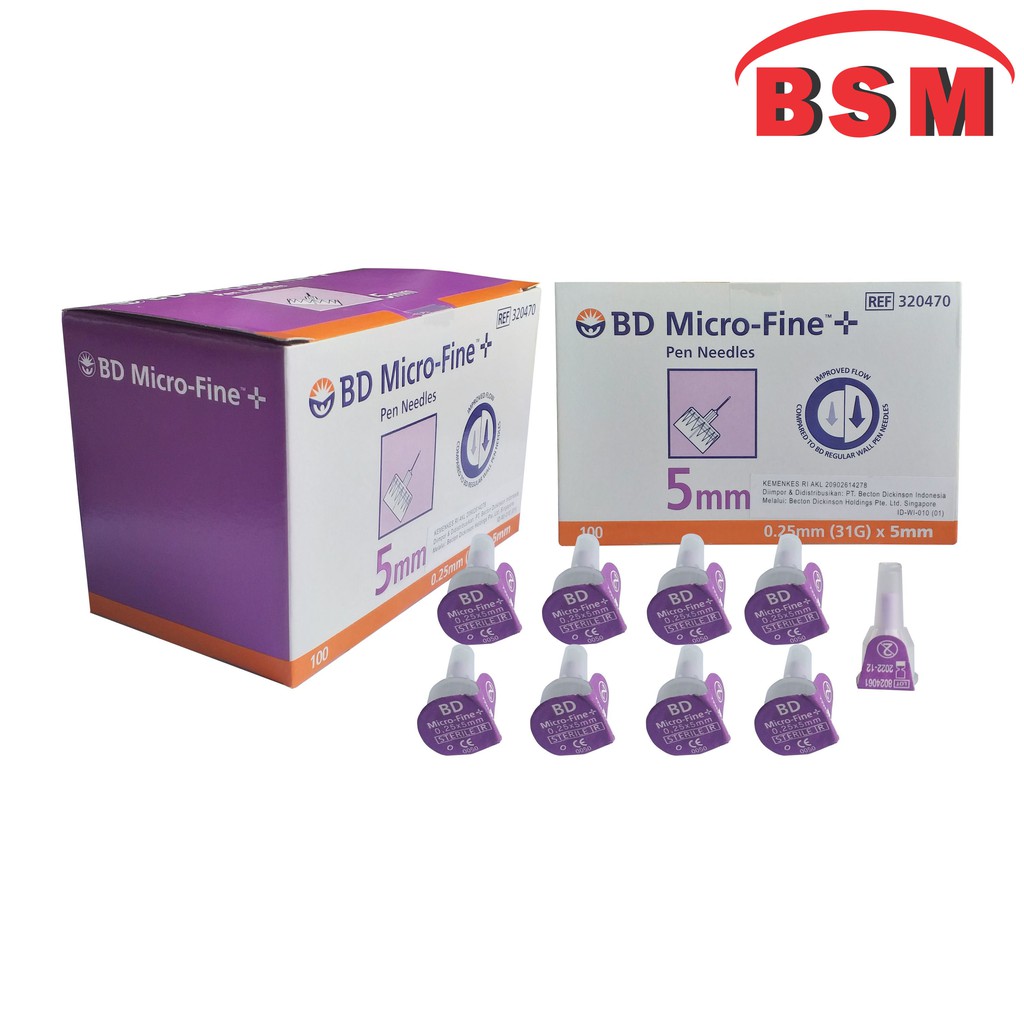 BD Microfine 31G 5 mm (Jarum Suntik Insulin)