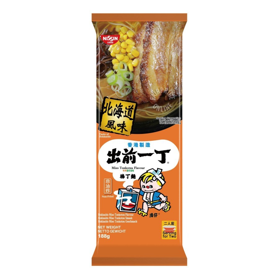 

Nissin Ramen Japan Instant Broth Noodle - / Hokkaido/ Kyushu Tonkatsu / Black Garlic Oil