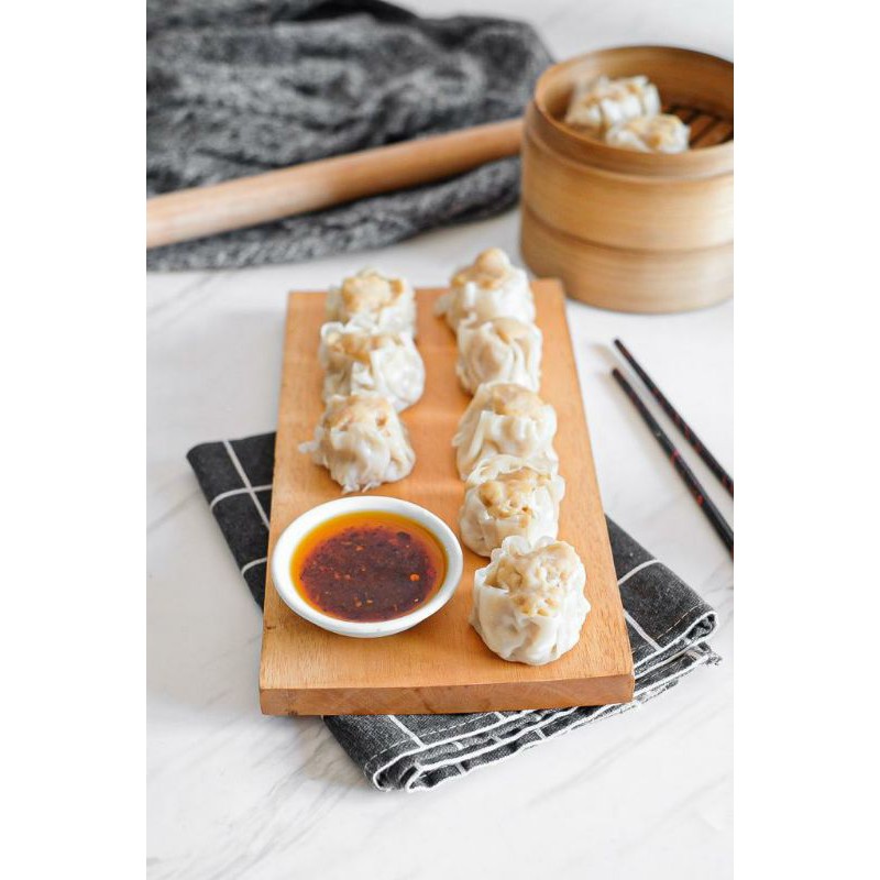 

READY STOCK DIMSUM AYAM UDANG MURAH HALAL DEPOK CHILI OIL SHEW MAI