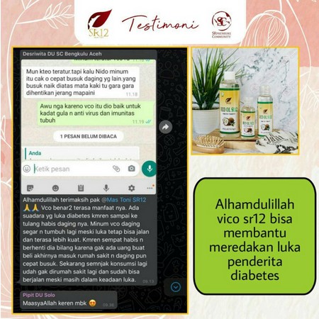 VCO VIRGIN COCONUT OIL | MINYAK KELAPA MURNI | VICO OIL SR12 | PENAMBAH IMUN TUBUH | SIAP NEW NORMAL