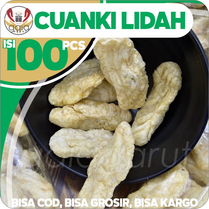 

- BARU Cuanki Lidah 100pcs Toping Baso Aci, Seblak khas Garut - TANPA bublewrap