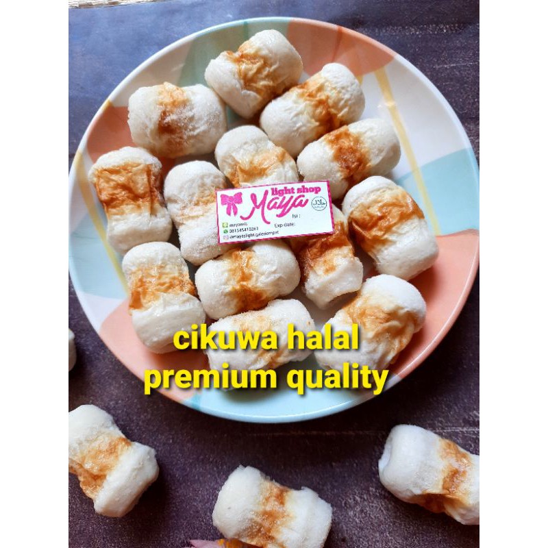 Frozen Crab stick chikuwa satuan halal kepiting crab surimi murah enak sushi shabu shabu