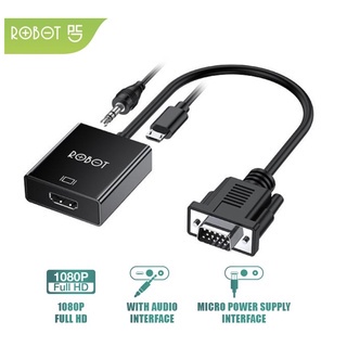 Robot VGA To HDMI Adapter Converter 1080P Full HD - RHV10/RHV20/RHV30