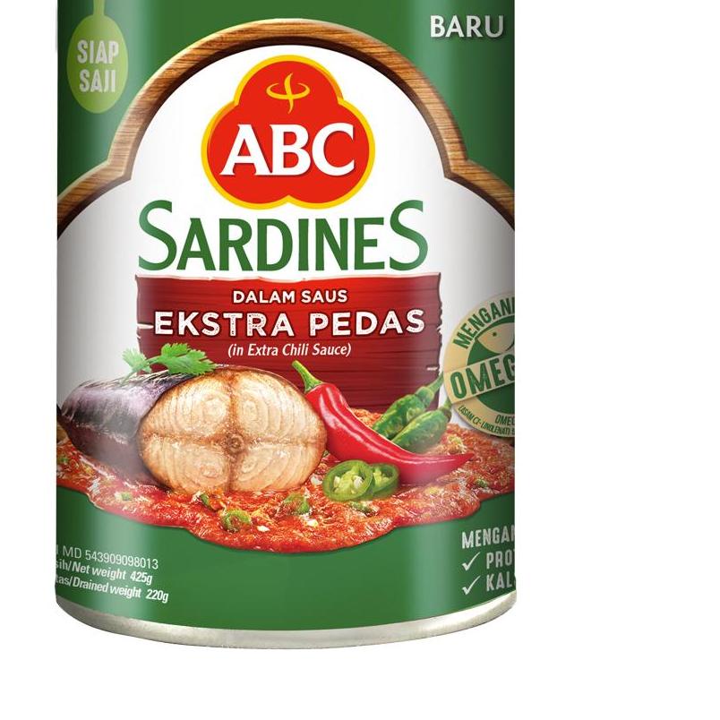 

New Product!! LR077 ABC Sarden Saus Extra Pedas 425 g - Buy 3 pcs Get 1 pcs Free