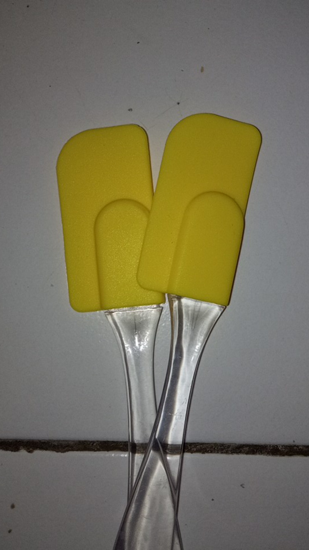 Spatula Silikon Mini - Peralatan Masak Spatula Kecil - Pengaduk Adonan - Spatula Adonan Kue Gagang