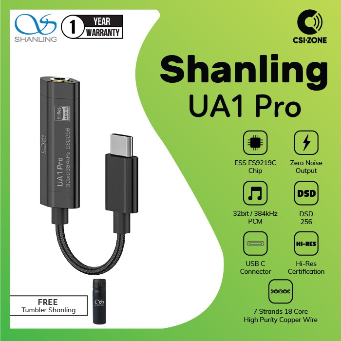 Shanling UA1 Pro Portable USB Type C DAC / AMP