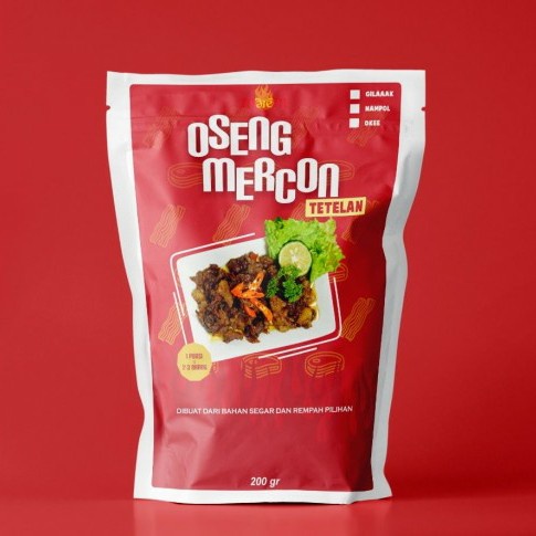 

Marem Food OSENG MERCON SAPI 100%! 200 GRAM - ADA LEVEL PEDASNYA