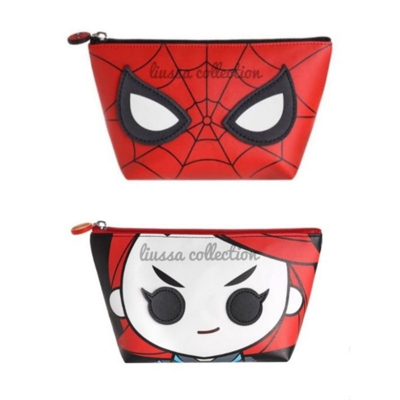 Tas Kosmetik Miniso - Marvel Collection Cosmetic Bag