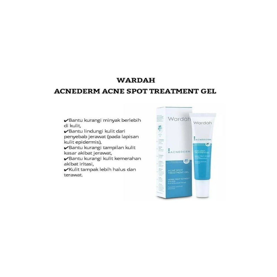 Wardah Acnederm Spot Treatment Gel 15 ml