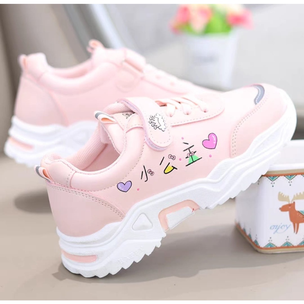 Sepatu Sneakers Anak Cute Modis Dan Elegant High Quality WA 518