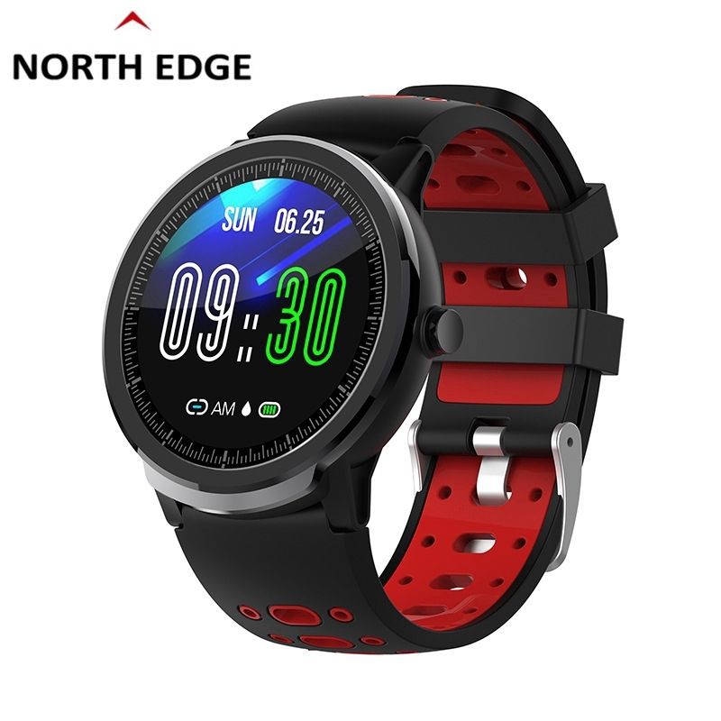 North Edge Type N21 Smart Watch Bluetooth Android IOS Dengan Pengukur Detak Jantung