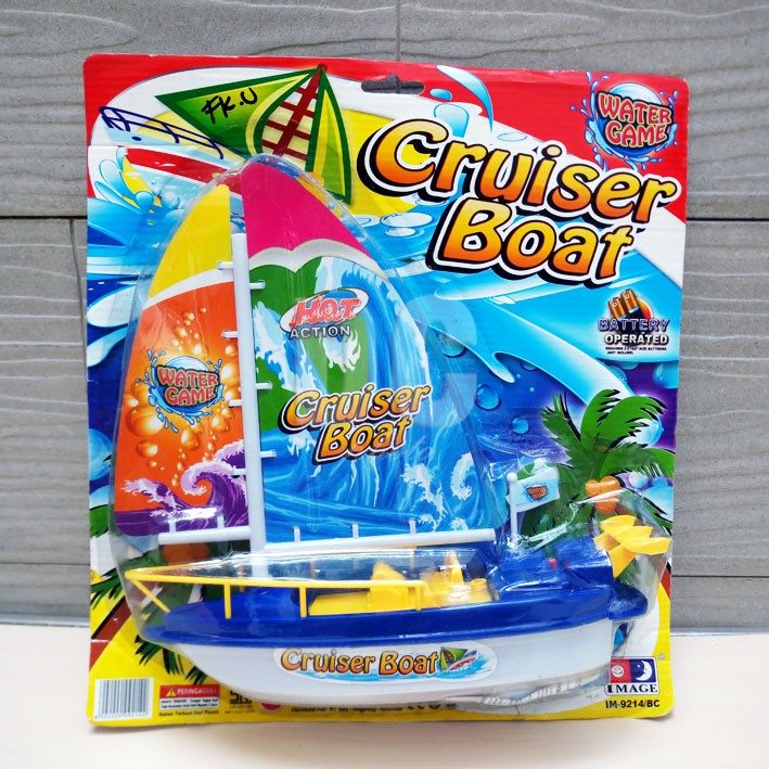 Cruiser Boat Mainan Kapal Pesiar Perahu Layar