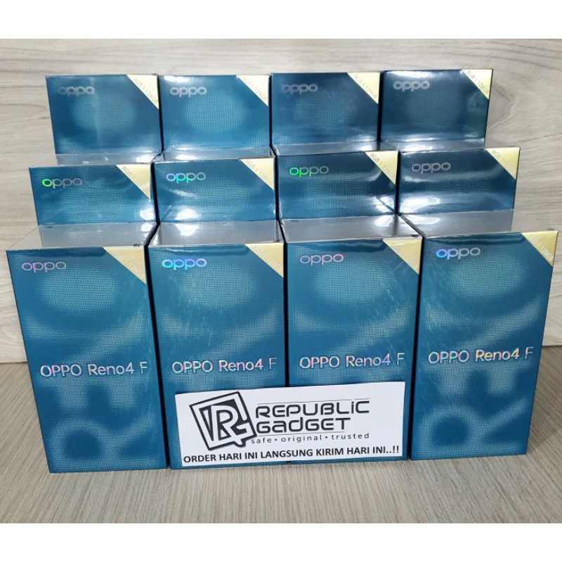 HP PROMO MURAH OPPO RENO 4F Ram8/128Gb 100% New Segel Garansi Resmi Oppo Indonesia ORIGINAL