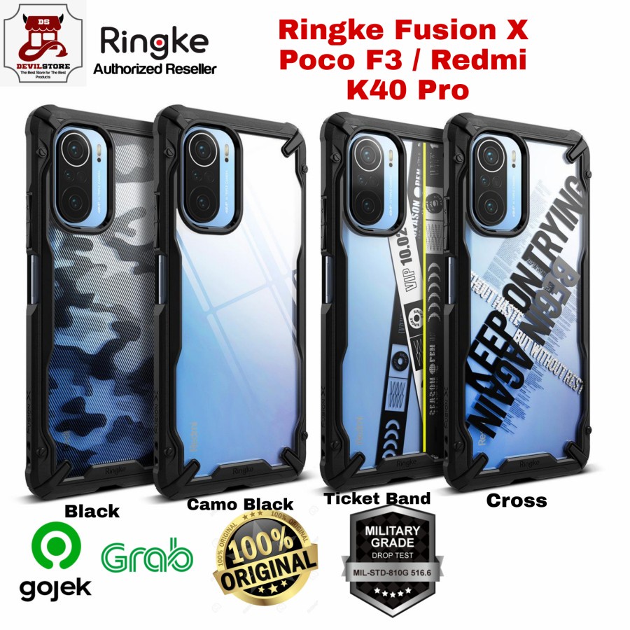 Ringke Fusion X Casing For Xiaomi Poco F3 Redmi K40 Original Case F3