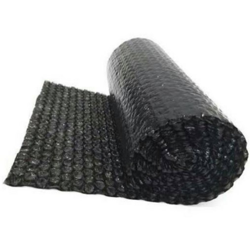 PLASTIK BUBLE WRAP HITAM METERAN