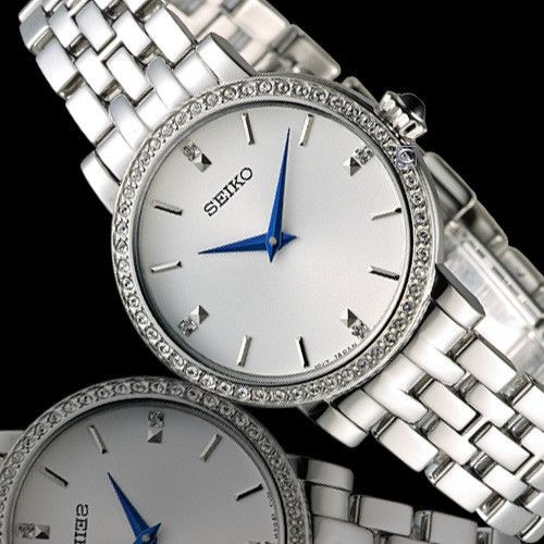 Seiko Ladies SFQ811P1 Quartz Crystal Silver - Jam Tangan Wanita SFQ811