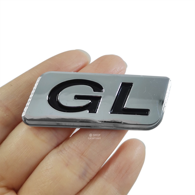 1pc Stiker Emblem Logo GL-i GLX-i Bahan ABS Krom Untuk Mobil TOYOTA COROLLA