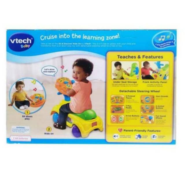 vtech sit and discover ride on