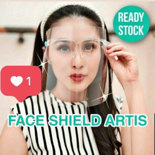 Face Shield Kacamata / Face Shield Nagita / Face shield kacamata premium / anti Fog READY STOCK