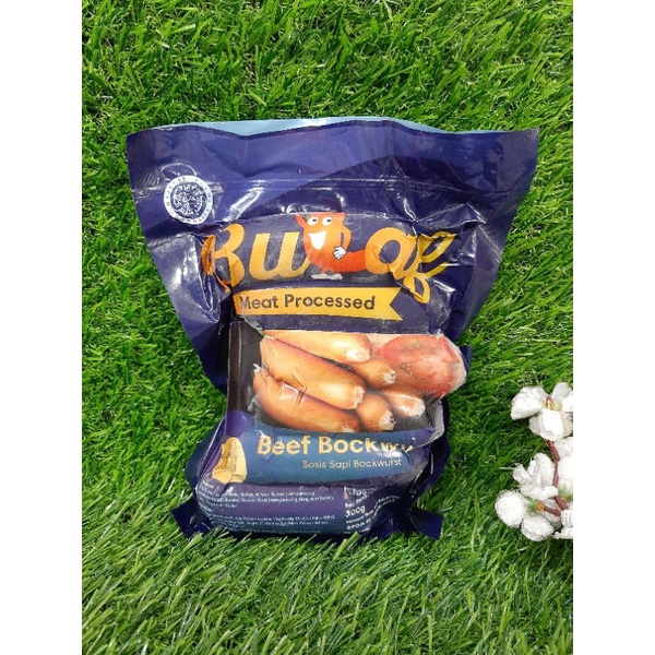 

Beef bockwurst sausage bulaf 6pcs 300gr