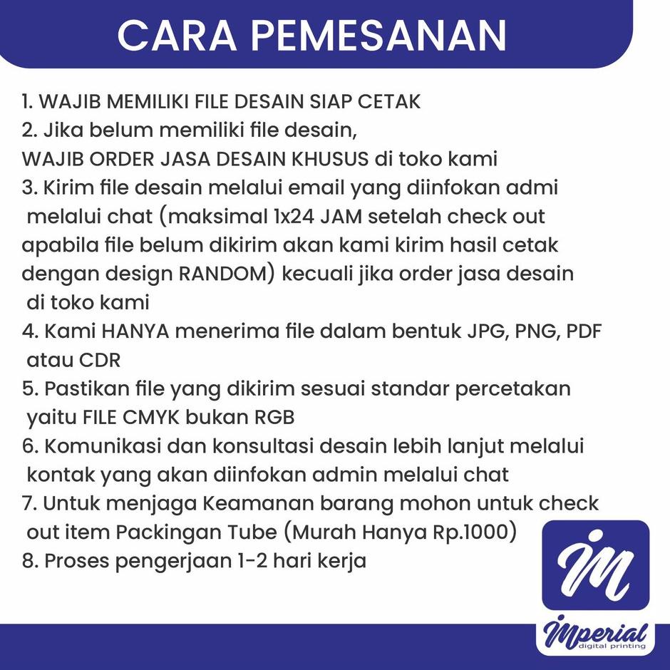 

WECO Cetak Sticker A3+ Vinyl Custom Label Packaging Kemasan Makanan Minuman / Label Olshop / Tahan Air Promo Today