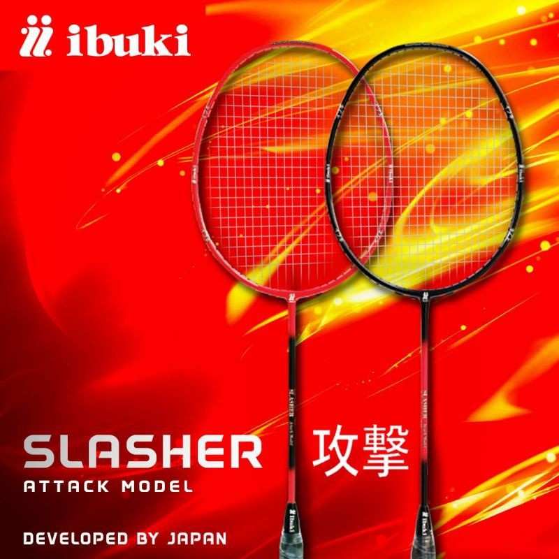 RAKET BADMINTON IBUKI SLASHER BADMINTON RACKET ORIGINAL IBUKI