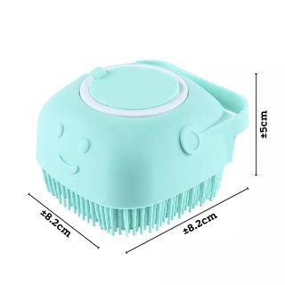 Sikat Mandi Bahan Silikon Lembut Sikat punggung / Badan / Kepala Shower Brush Silicone