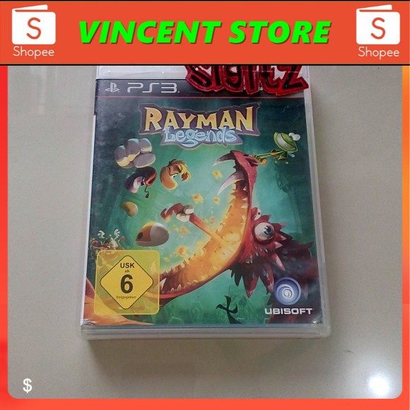 PRODUK ORIGINAL bd PS3 kaset game RAYMAN LEGENDS