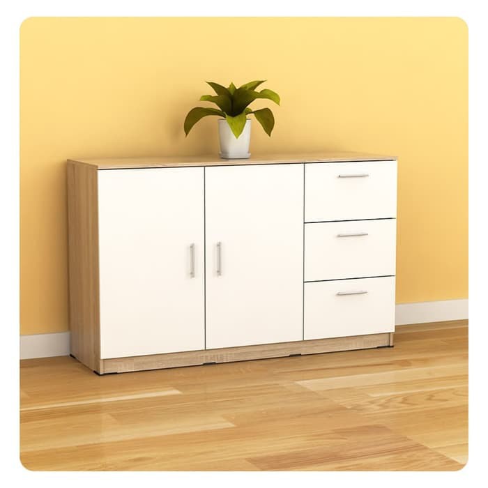 Buffet sideboard serbaguna minimalis ekonomis alba 120
