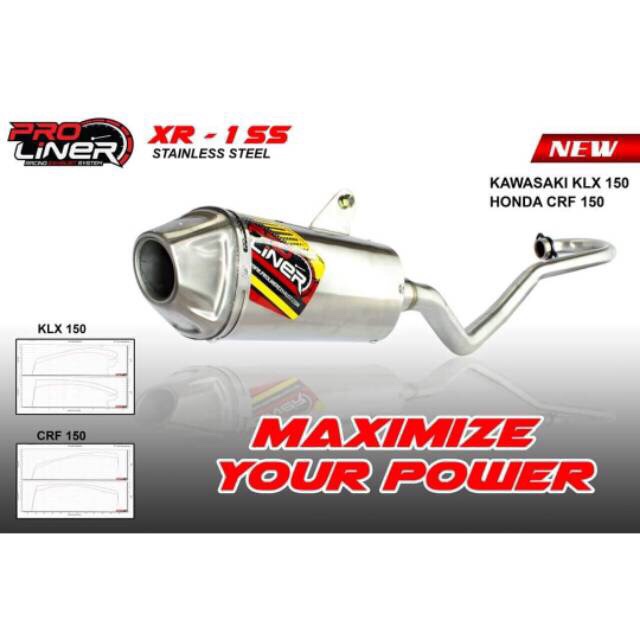Knalpot Proliner Pro liner New KLX150 CRF 150