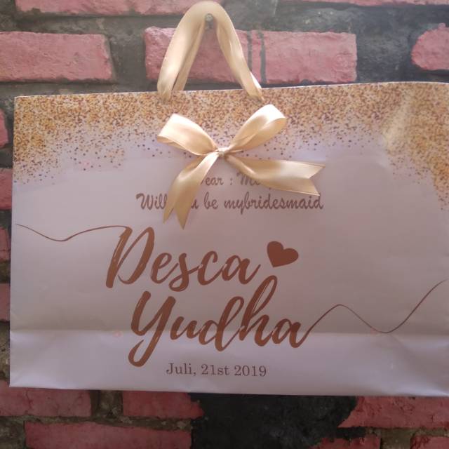 

Paperbag Pita/ Bridesmaids / PaperBag pita wedding