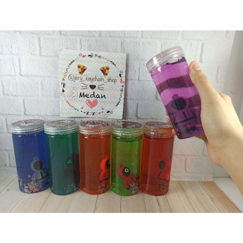 Clear Slime SQUID GAME 250 Gr [ Slime Ber-SNI ]