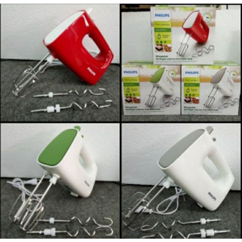 Mixer Philips hand HR1552 ORIGINAL Garansi Resmi Philips/Mixer Tangan Philips ORI(Bisa Cod)