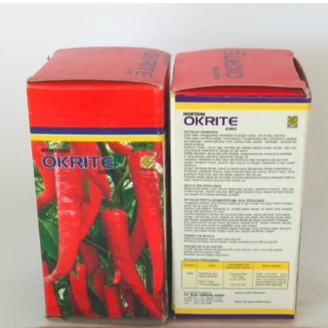 PRODUK- INSEKTISIDA OKRITE 20EC OBAT PENGENDALI HAMA KUTU DAUN TANAMAN CABAI 100ML .