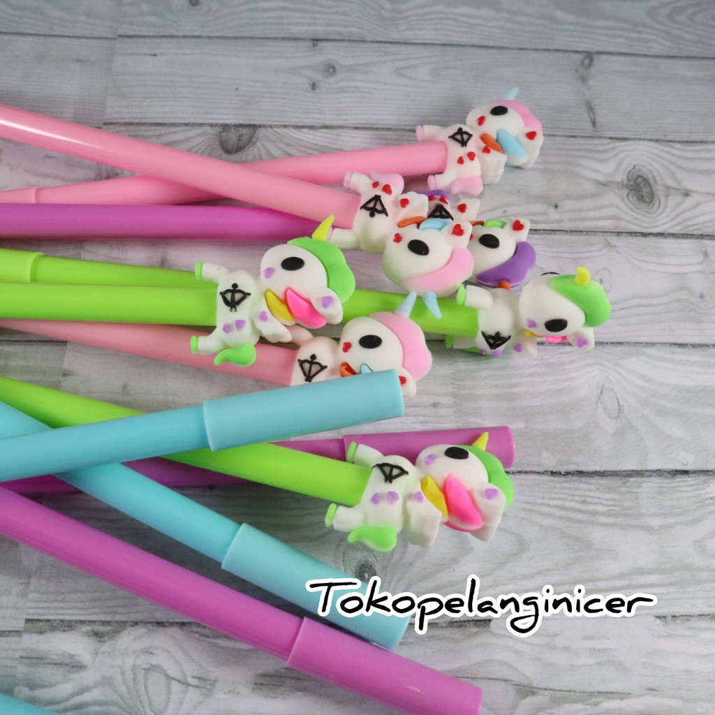 pen / Pulpen karakter favorit laris unik lucu murah Model Unicorn Tokopelanginicer