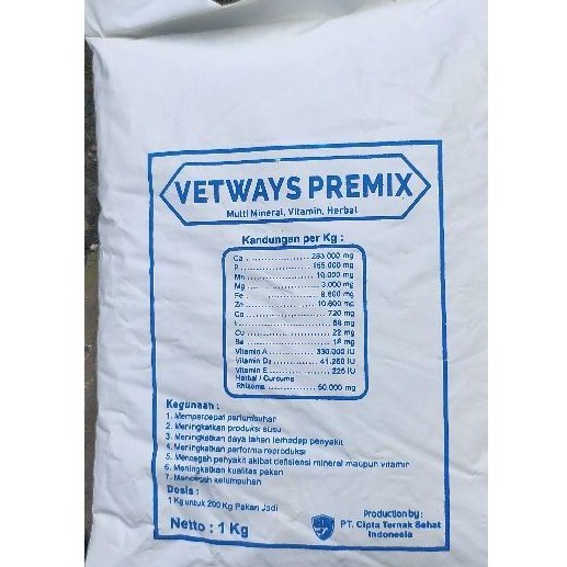 Promo  Vetways Premix multivitamin dan mineral