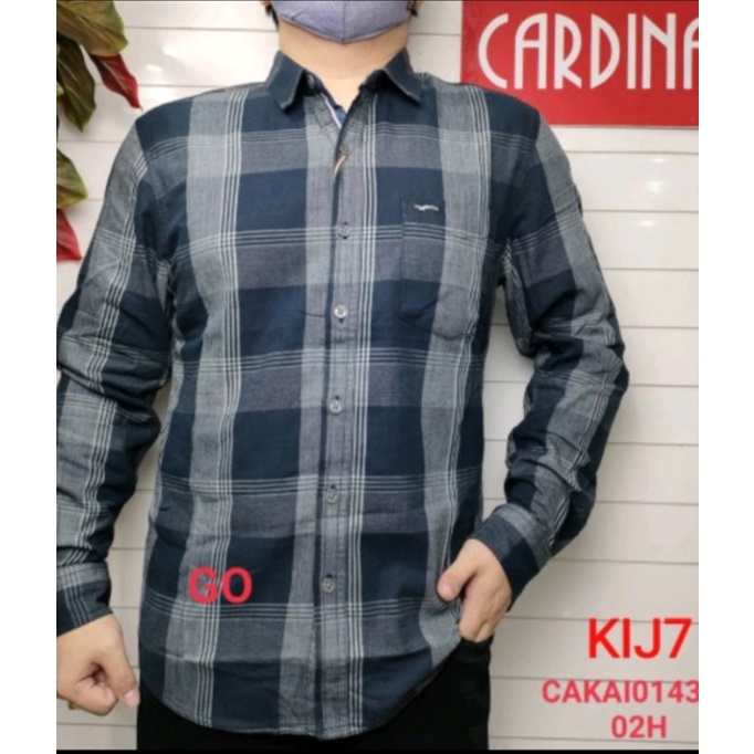 kemeja pria lengan panjang CARDINAL ORIGINAL