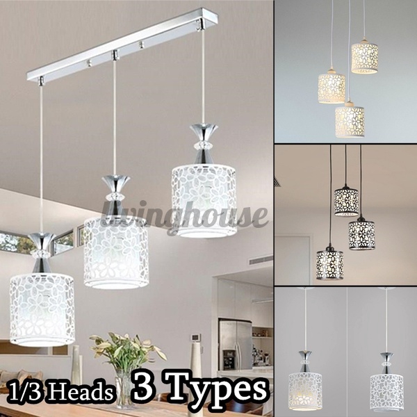 Modern Creative Flower Petal Ceiling Light Led Pendant Hanging Lamp Dining Room Chandelier New Shopee Indonesia