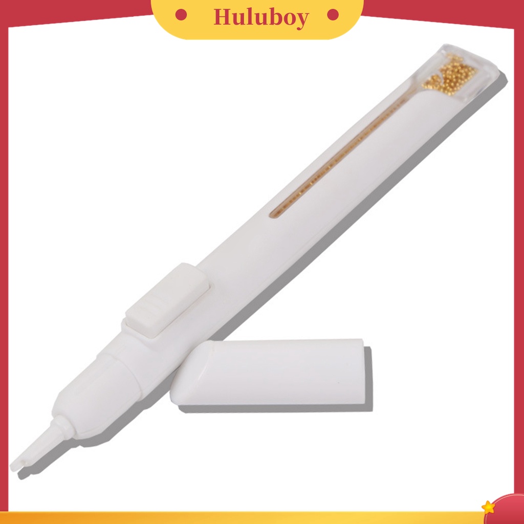 Huluboy Huluboy♡ Pen Pengambil Manik-Manik Bahan Baja Ukuran 0.8mm Untuk Manicure