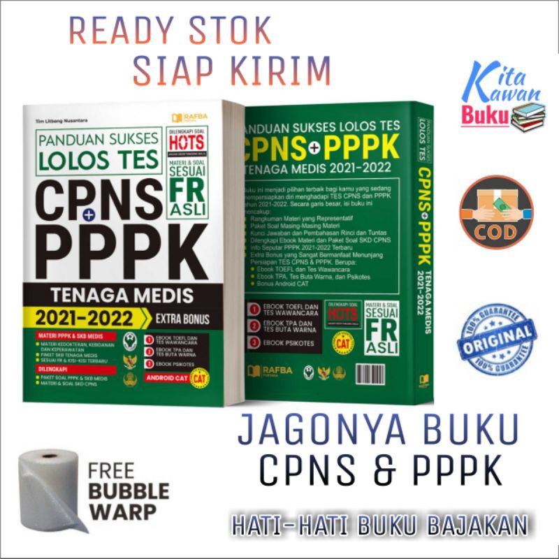 PANDUAN SUKSES LOLOS TES CPNS & PPPK TENAGA MEDIS 2021-2022
