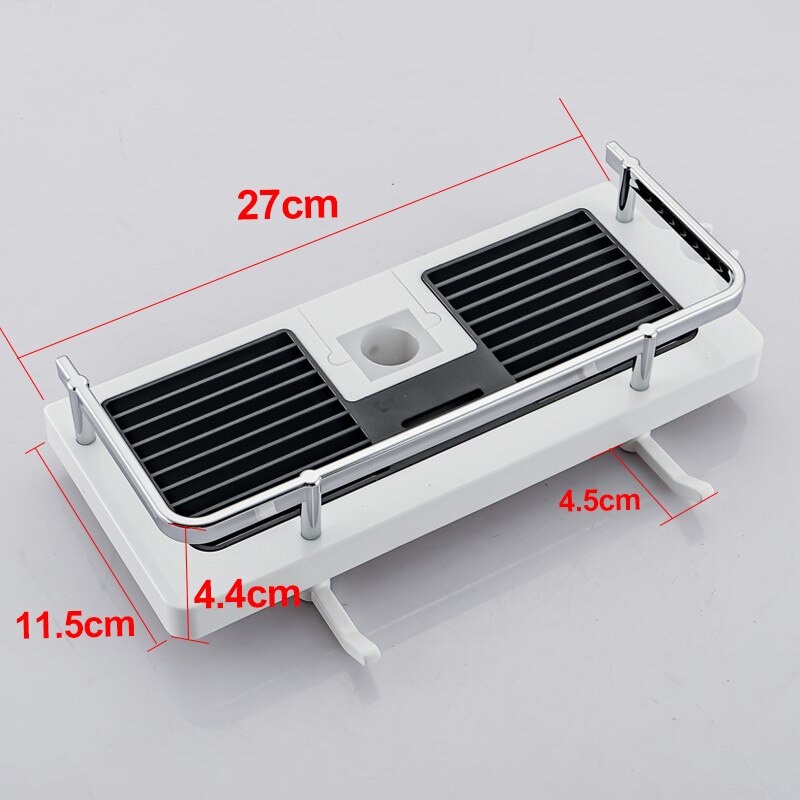 MOSODO Rak Gantung Tiang Shower Rack Bathroom Tray Organizer - SC221