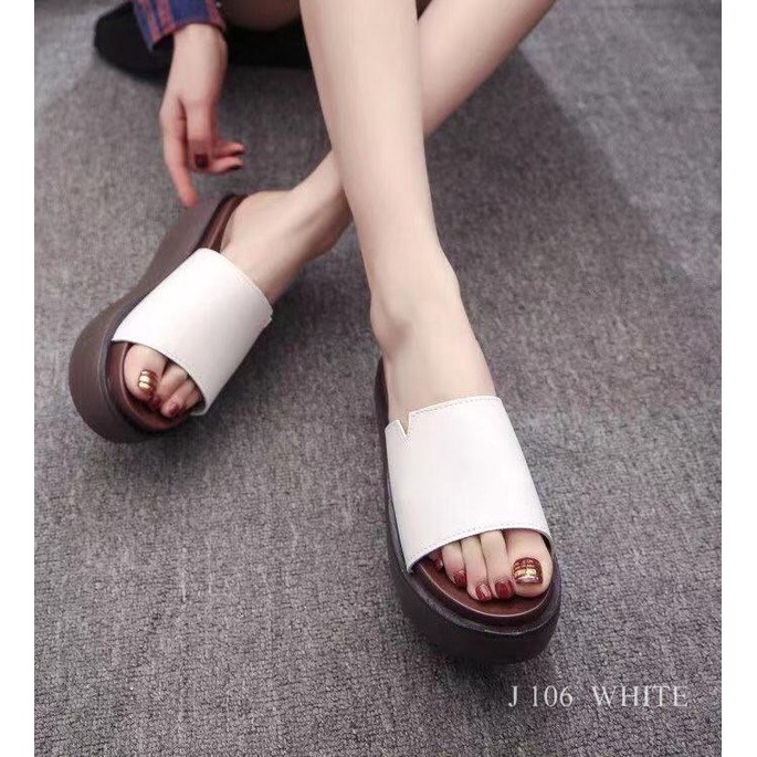 SANDAL SLIDE WEDGES FASHION ANINDIRA 106