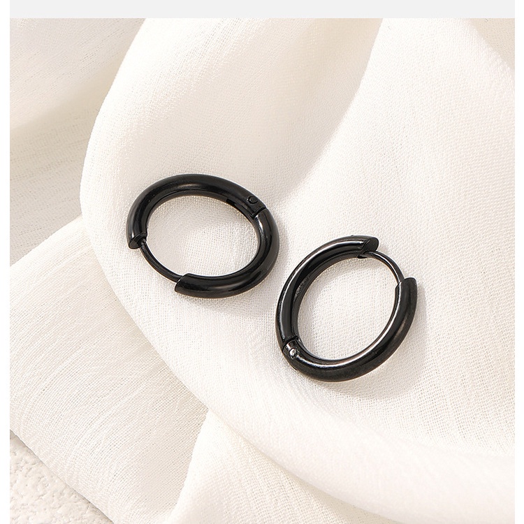 1pc Anting Bulat Bahan Titanium steel