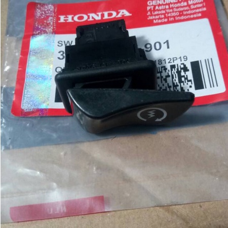 Original AHM Saklar Tombol Starter Honda Beat Vario Spacy Revo Blade Supra X 125 Vario PCX KYZ/KWW/KWB