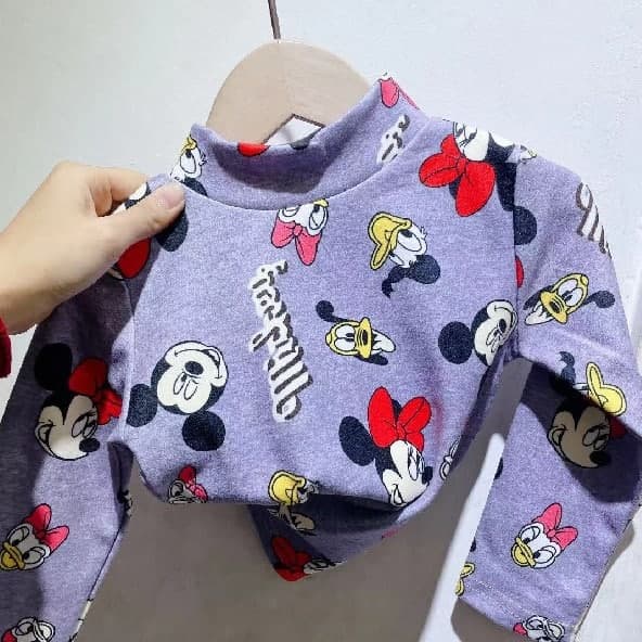 Promo !! Atasan anak perempuan / Atasan motif disney / Atasan goofy donald mickey ukuran 1-3 tahun