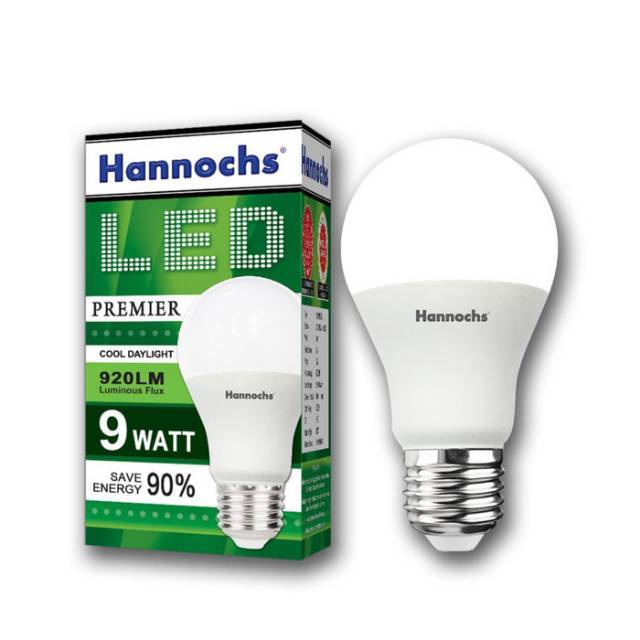 Lampu LED Hannochs 9 Watt Premier