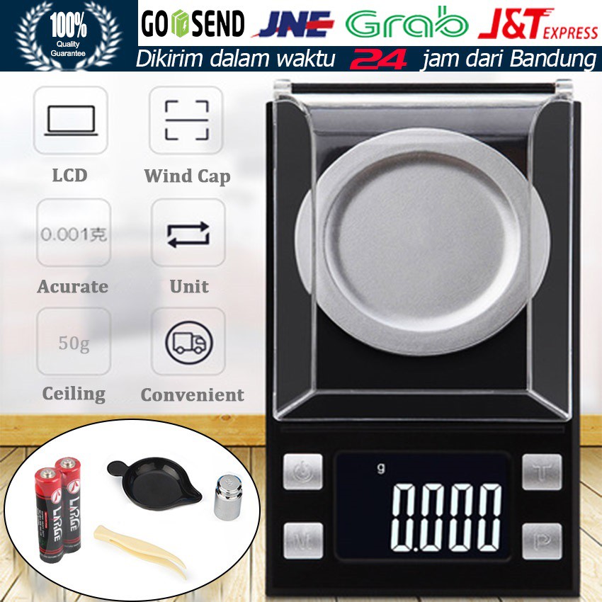 High-Precision Jewelry Scale Electronic Scale 0.001 Mini Electronic Scale Portable Pocket Scale